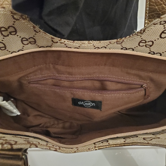 d-fusion Y2K Animal Print Patch Work Shoulder Purse - Picture 5 of 8